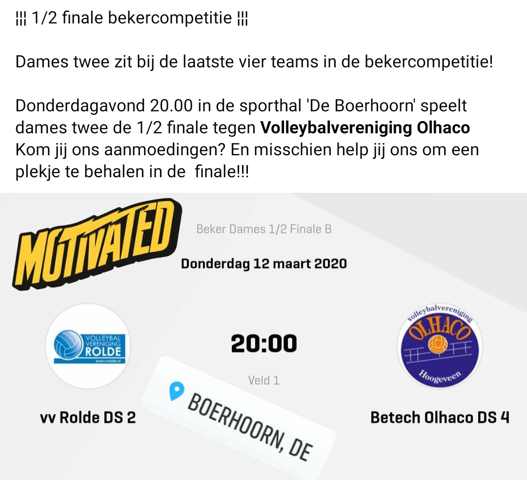 VVRolde (@volleybalrolde) on Twitter photo 