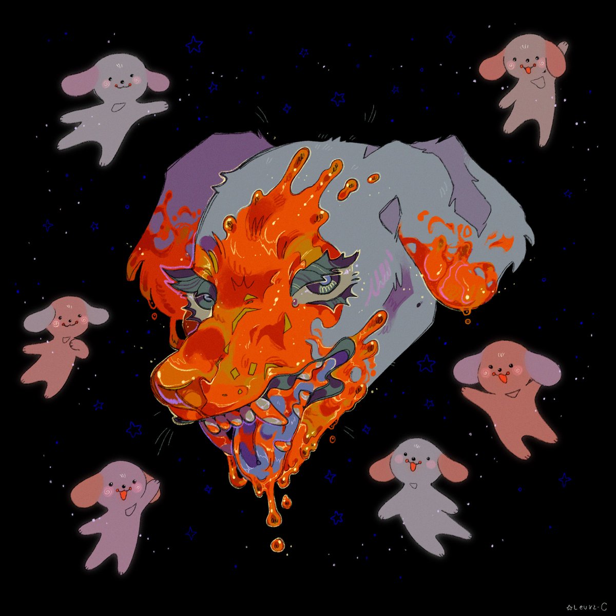 CarniPallide's tweet photo. Joined @CurseHole 's dtiys challenge ! 🌙✨
I'm a bit (very) late, but I still hope it's not an issue, I had a great time drawing this  ☆ https://t.co/6UcfKE300n