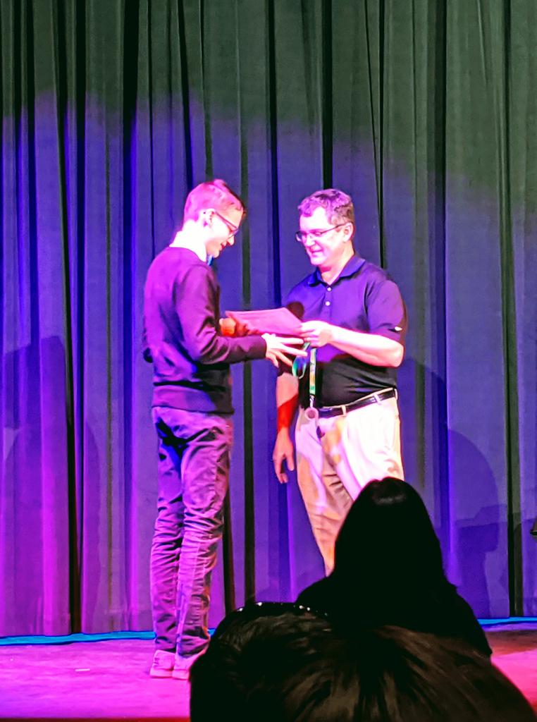 DrGinnyD's tweet photo. Region 4 Science Fair Results - @Glitcher1313 wins 1st place in his category, qualified to represent GCHS at state, and won the 1st place overall senior award! Way to go! KS State Science Fair Competition coming up in a couple weeks! @MrChemGlass https://t.co/Ib7rICyeIp