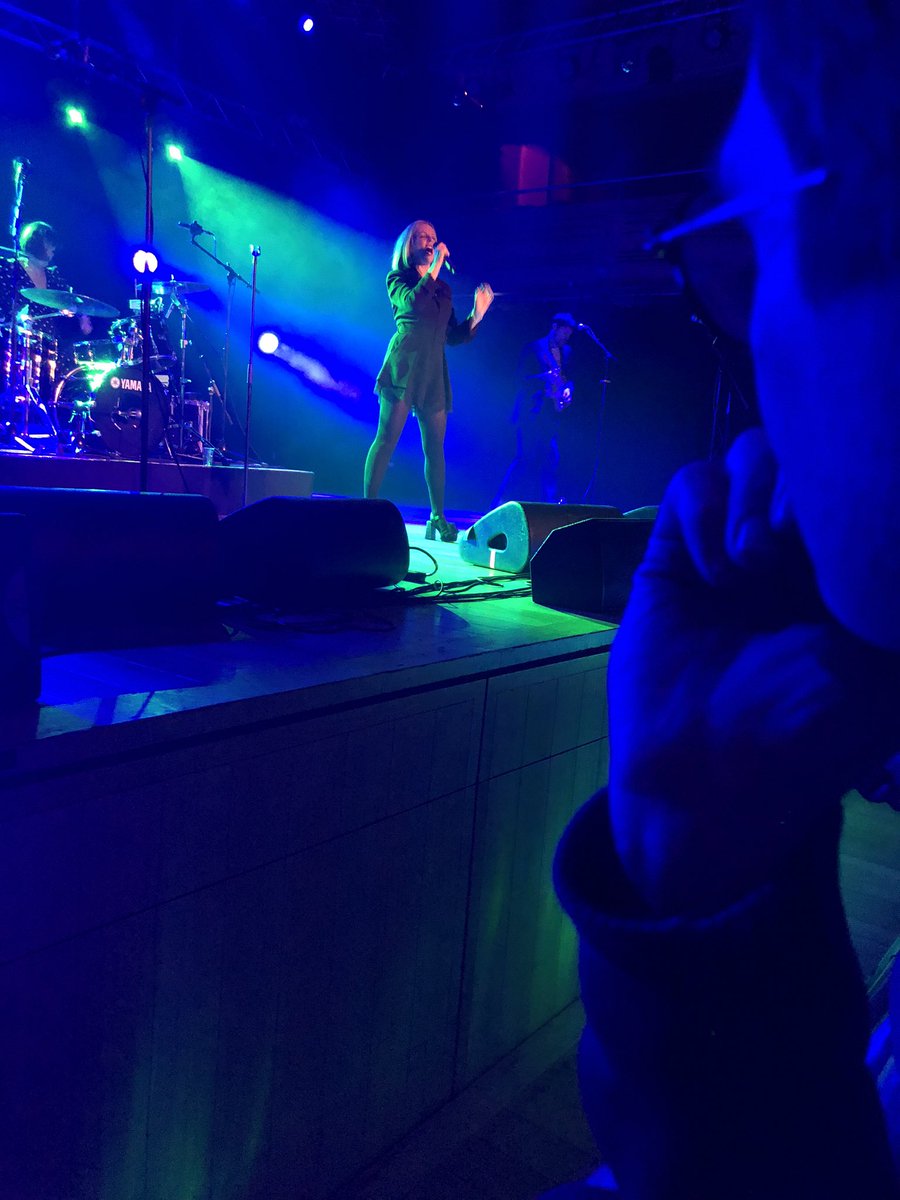 Great night at the Apex with @simonlander01 boyhood dreams do come true 🥰<a href="/claregrogan2/">Clare Grogan</a>