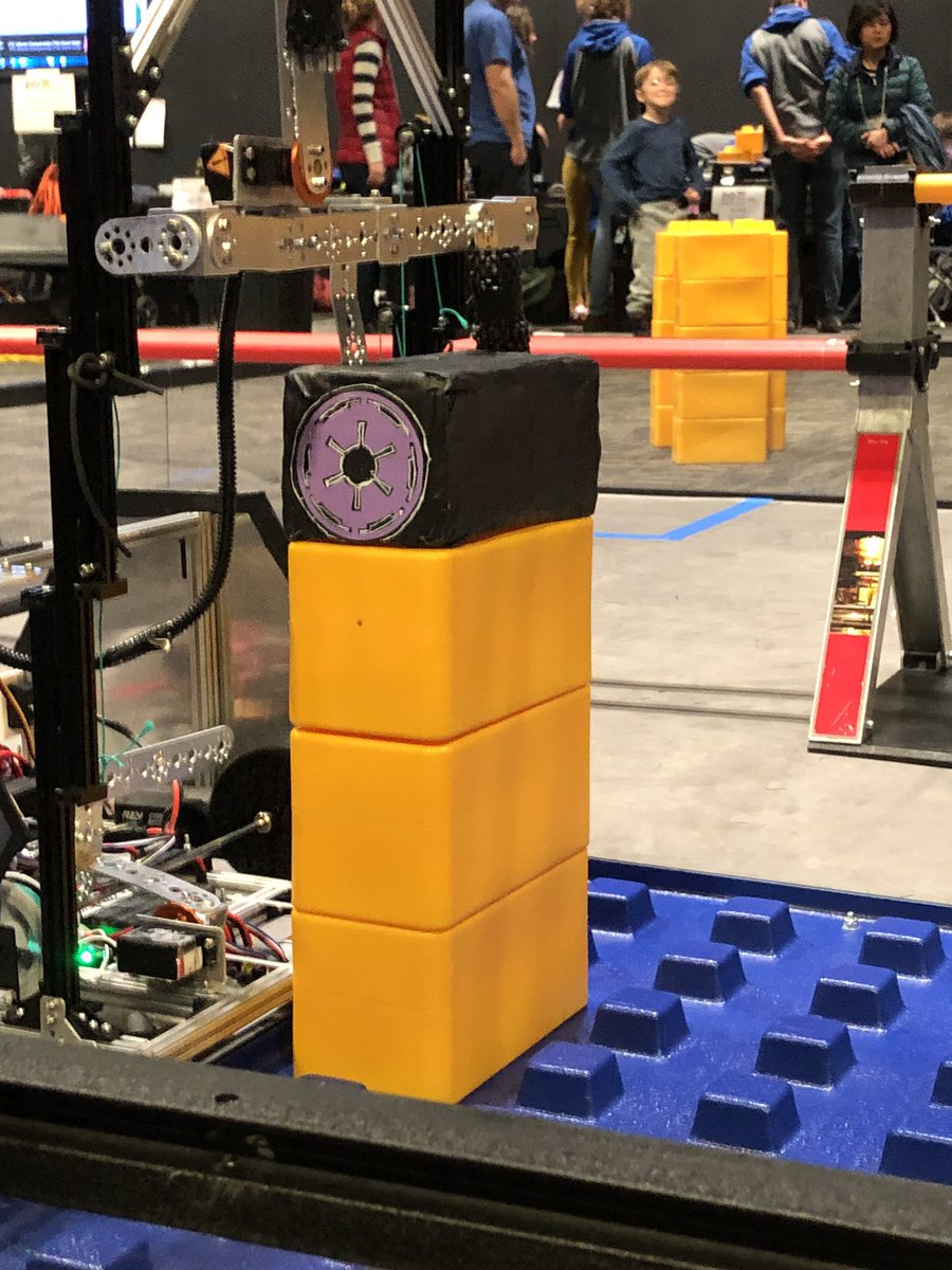 Today is an incredible day! We have been inspected, talked to the judges and are having lots of fun! Good luck to all tomorrow! #FIRST #SKYSTONE #Competition