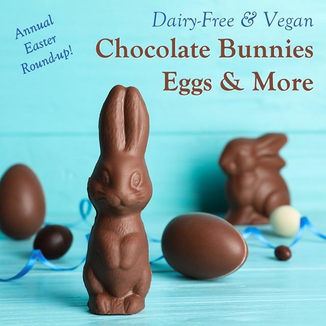 Our Dairy-Free &amp; Vegan Easter Chocolate Round Up now has Twenty chocolatiers and all types of bunny, egg, "milk" chocolate, white chocolate, etc options!
See the link in my bio for all the goodies ...
#dairyfree #easterchocolate #veganeaster #dairyfreeea… instagram.com/p/B9cuOJCpxUG/
