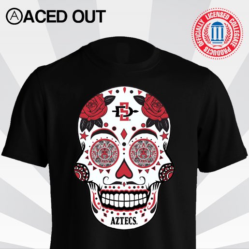 acedoutapparel's tweet photo. Follow and RT to win this Officially Licensed @GoAztecs Sugar Skull!

  https://t.co/vRjzJXSwIs

Winner selected Sunday night!  #GoAztecs https://t.co/jkUvGO3hz7