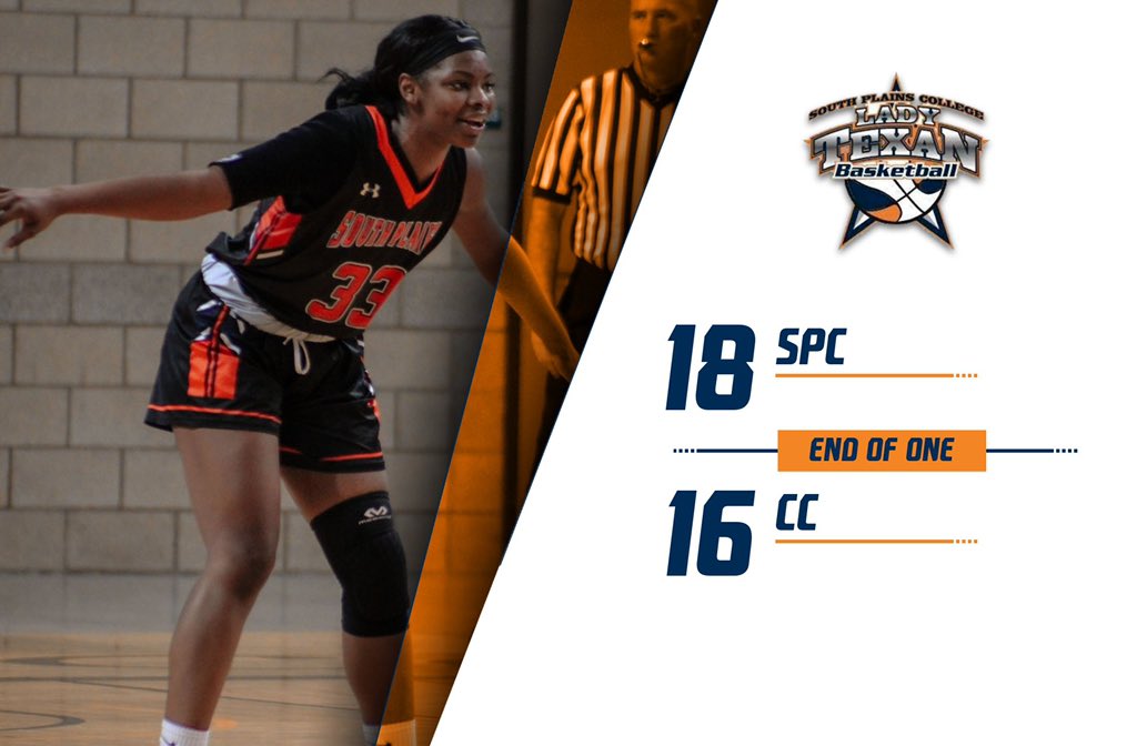 LadyTexansWBB's tweet photo. END OF Q1🏀| SPC 18 CC 16

@GermondCaroline with 8 points 🤩

#GoTexans #SPCWBB https://t.co/fxfdHxi29j