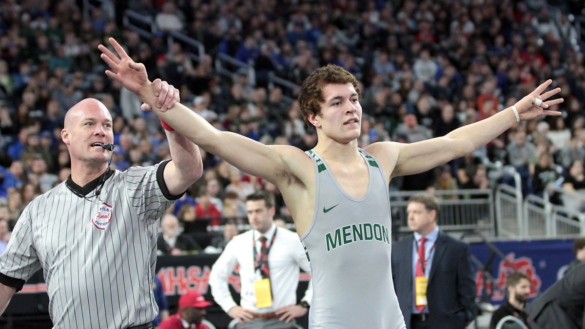 Congratulations to <a href="/SkylerCrespo/">Skyler Crespo</a> of Mendon as he just completed the 4-for-4 sweep as a state champion. Crespo became the 28th wrestler all-time to win a state title in all four years of his high school career.
