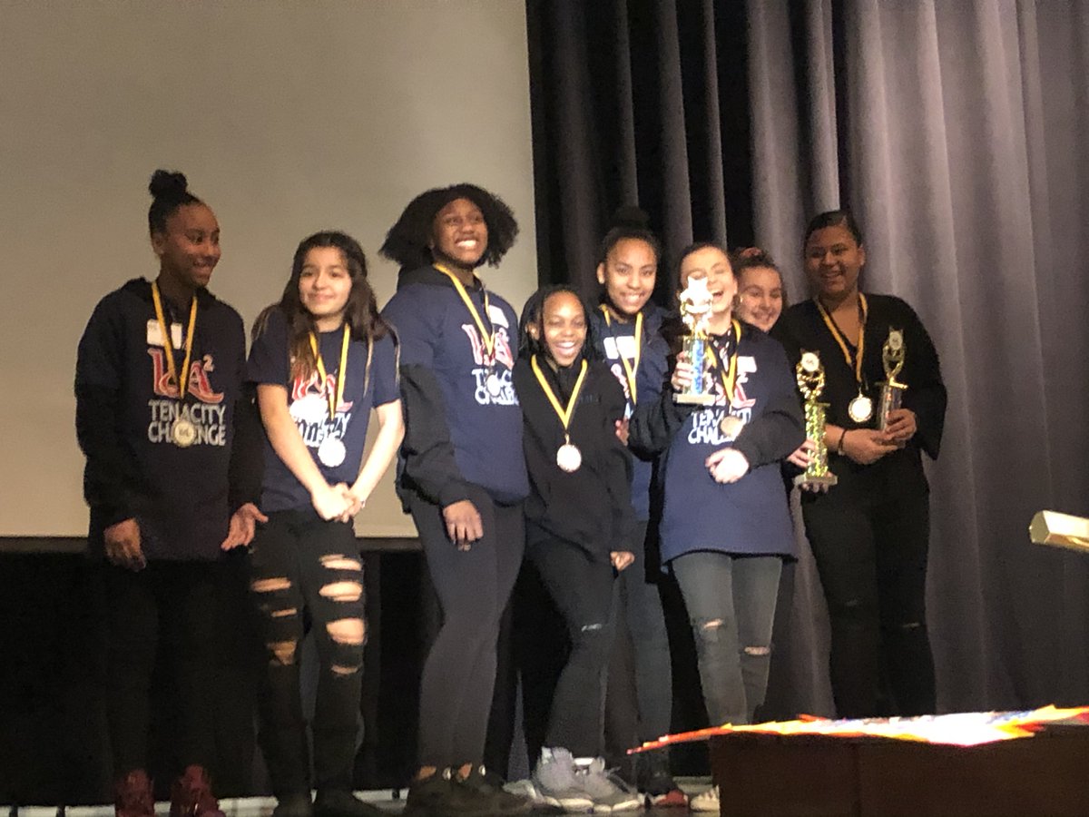 Wayland_MS's tweet photo. Congratulations to the Wayland OTG’s who participated in the Tenacity Challenge today. They took second overall in the competition #waylandmiddle https://t.co/NVGBIm0oxF