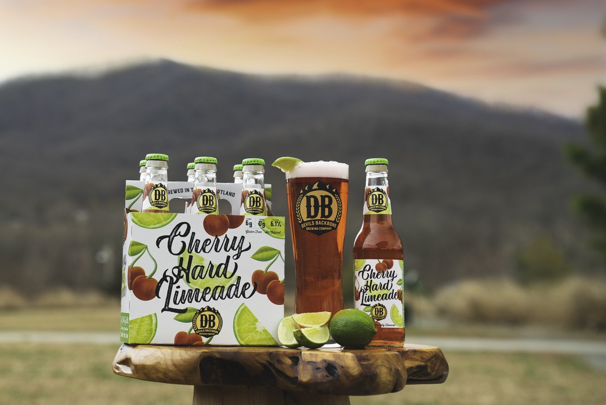 dbbrewingco's tweet photo. Cherries and lime go together like you and cherry limeade. #DevilsBackboneBrewery #SlowbyNature #AvailableNow https://t.co/8I5KWygsF9