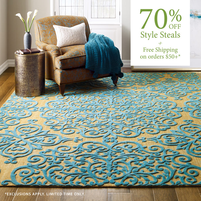 companyc's tweet photo. Welcome bold infusions of color and pattern this spring with our style steals! Save 70% on select designs + free standard shipping $50+. https://t.co/aP9LcKaqJA #rugs #homedecor CompanyC #sale #colortrends https://t.co/2h6opimPoB