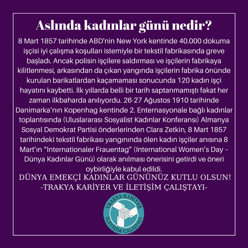 Trakya Kariyer ve İletişim Çalıştayı. (@trakyaifest) on Twitter photo 