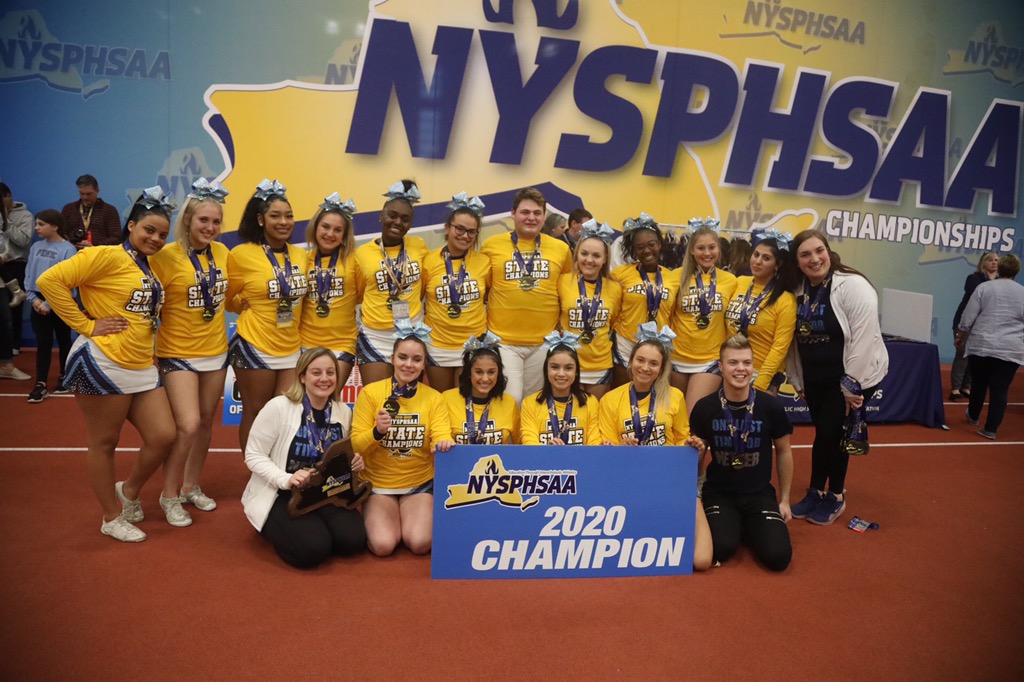 Ladies and gentlemen your 2019-2020 NYS Champions! <a href="/ERidgeCheer/">Eastridge Cheer</a> <a href="/Eastridge_EICSD/">Eastridge HS</a> <a href="/ERidgeLancers/">Eastridge Athletics</a>  #WeAreEI