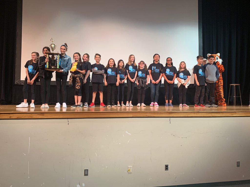 amhall814's tweet photo. Congrats to our awesome FFEA students &amp; advisors, Monica Campbell, Laura Cosimi &amp; Debbie Tarmann! First place overall, 1st in cheer &amp; showboard, 2nd in scrapbooking. Lily Egner took 1st in essay, followed by Emma Corley in 2nd. Spruce Creek is shining bright!🏆🏅❤️👏🏻@scesbobcats https://t.co/LCGZbKBYMW