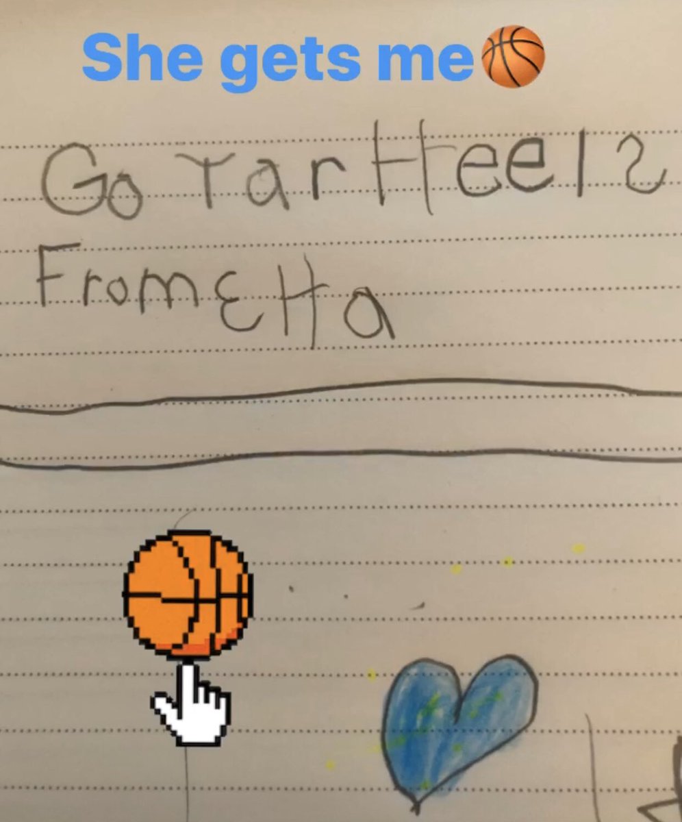 MCochcroft's tweet photo. My girl💪🏻🏀 🐏 #tarheelbaby https://t.co/S9bnrBjCBF
