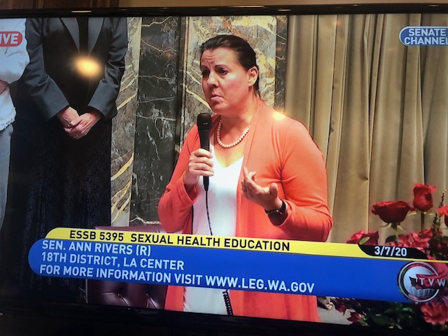WashingtonSRC's tweet photo. ESSB 5395: Whatever happened about letting kids be kids? They are not adults. They are kids. We are not opposed to medically accurate information. This legislation is not the way to get there. #waleg #StandForParents #ListenToThePeople https://t.co/XtePREBK9e