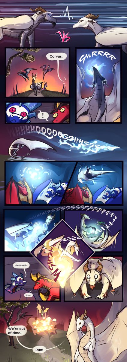 KrysowLKD's tweet photo. Old vs New
There we go, a random redraw of another page where I once had a huge problem with the similarity of two characters (the white dragons who belongs to Devisza on deviantart).
#LOKD
#Page_Redraw https://t.co/W0KC9GdR1B