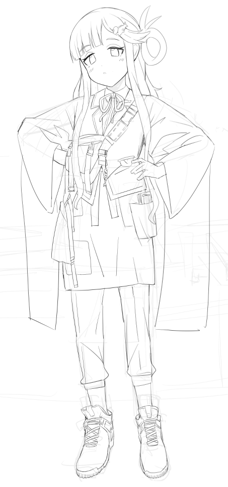 朝飯食ったら背景描く 