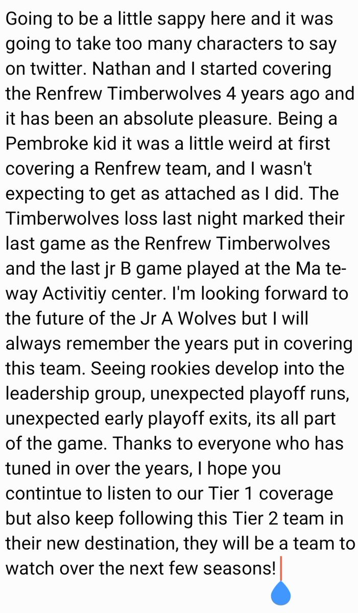 PhilipGHoffman's tweet photo. Just a couple words about the @RenfrewJRWolves and covering the @CCHLTier2 on @961myFM over the last few years... https://t.co/sMD1mtu1LY