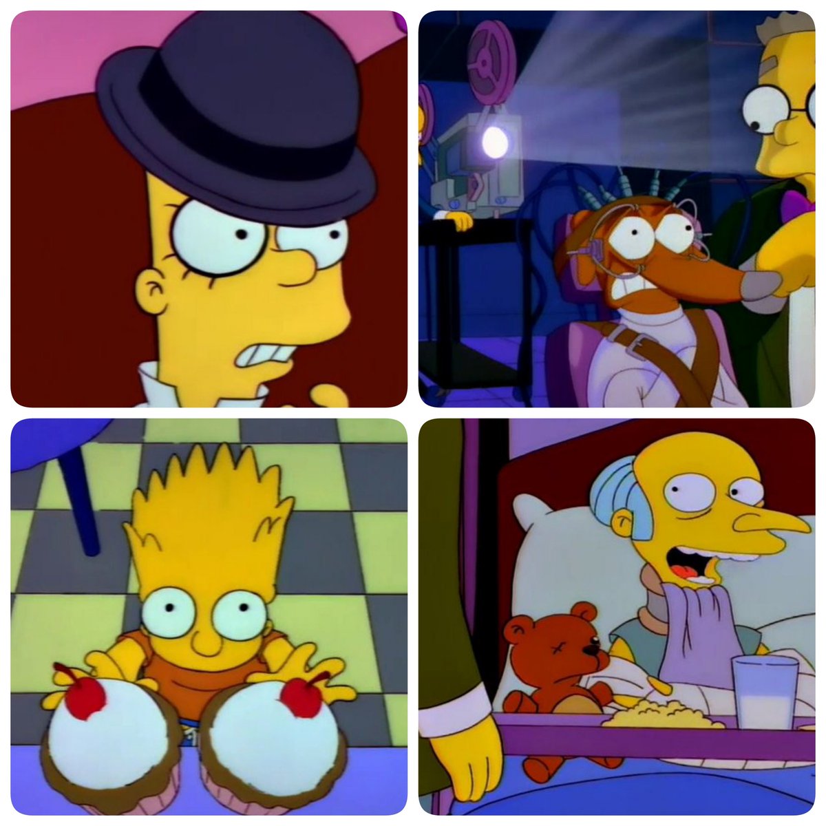 Cute Brute I Was Always Really Fascinated By The Movie References In Early Simpsons Here S Some From One Of My Favorite Movies A Clockwork Orange T Co Tqnu8naqqs