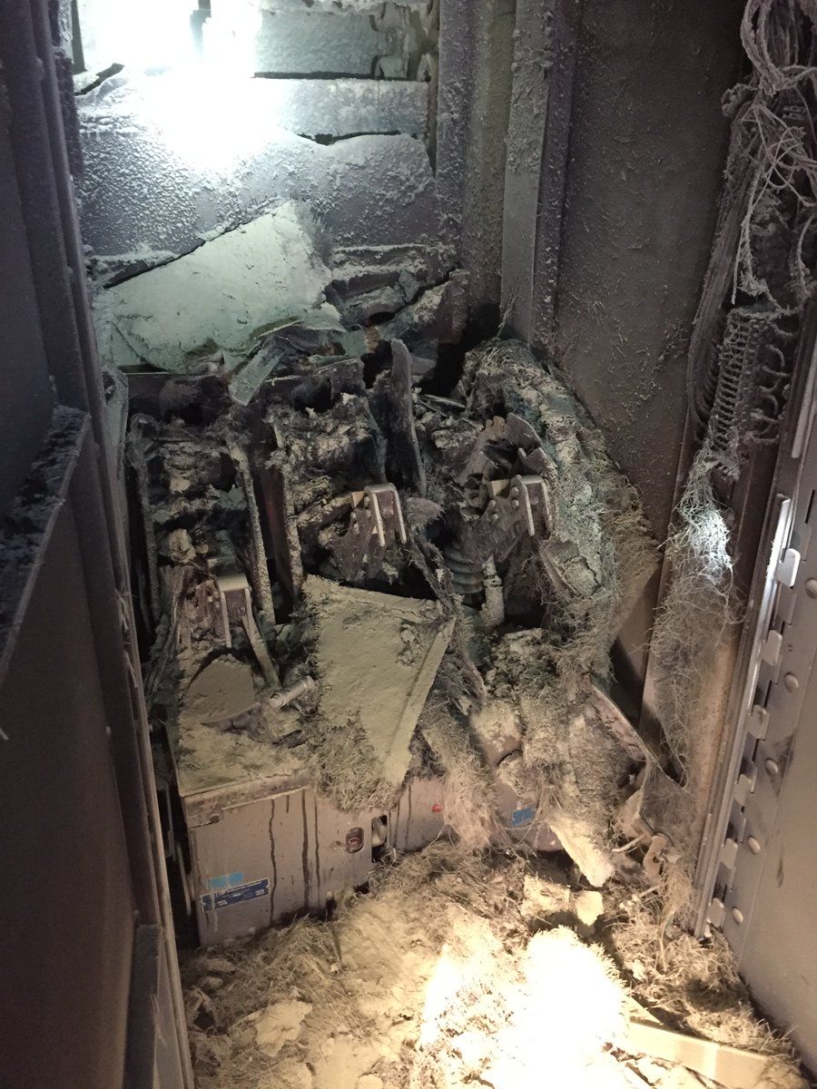hydroottawa's tweet photo. UPDATE: Due to the complexity of the clean-up resulting from significant damage to the station, we are now expecting power to be restored Sunday morning. We are working with the city on setting up warming centres. Details to follow. Thanks for your patience. https://t.co/GdgGKB61JY