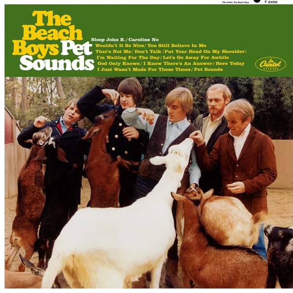 61. The Beach Boys - Pet Sounds (1966) Genre: Baroque PopRating: ★★★★★Note: Some albums are timeless; this is one such album. From the 60’s to 2020’s, anyone feeling depressed and isolated can relate to songs like I Just Wasn’t Made For These Times & That’s Not Me.