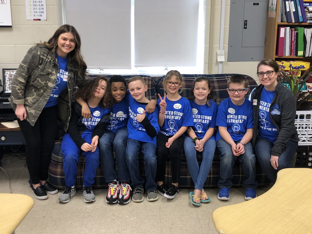 kellimeadows18's tweet photo. These @PSESCPS Panthers thought outside the box and brought home 1st place at their Odyssey of the Mind Regional tournament today! https://t.co/aSJQx7rzmY