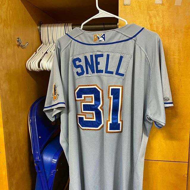 Hey, <a href="/snellzilla4/">Blake Snell</a> they still have your jersey hanging during the open house in #durham! #baseball ift.tt/2PYasc9