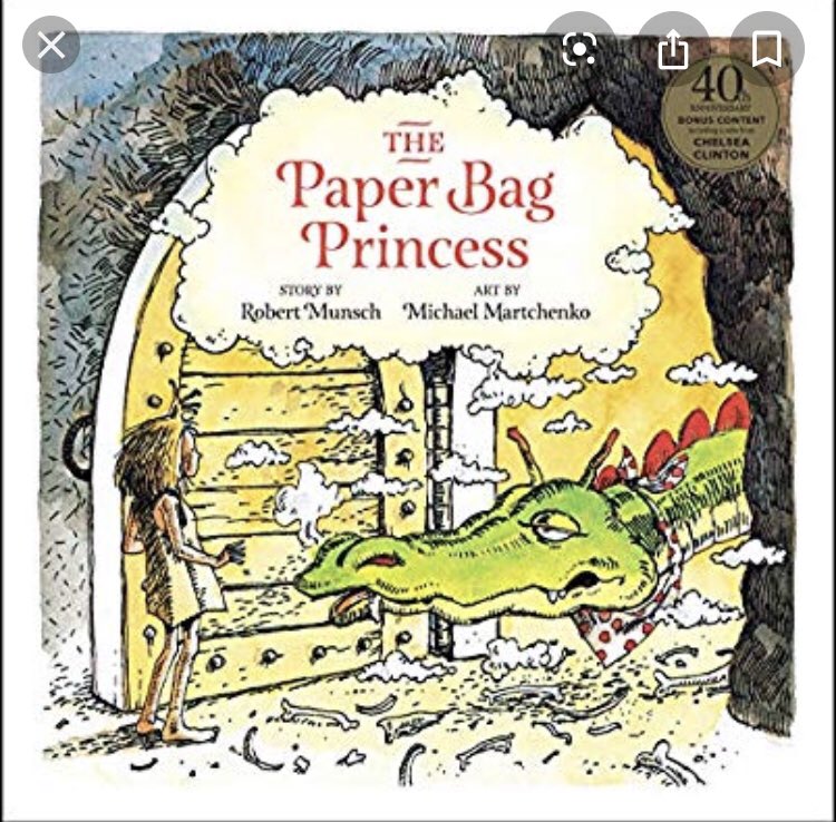 ebkoenig's tweet photo. Happy 40th anniversary ๐ to the #PaperBagPrincess ๐, an amazing ๐จ๐ฆ book ๐ that has been reminding us for four decades (!!!) that girls can absolutely save themselves ๐ช๐ฝ...and donโt have to marry bums like Ronald. ๐ ๐๐ป #pbp40 #girlpower #standuptodragons #canlit #IWD2020 https://t.co/1IJKRcmBUc