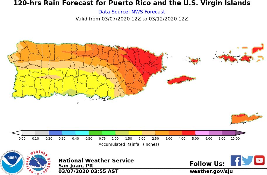 Alertas Meteorológicas PR / RD tweet media