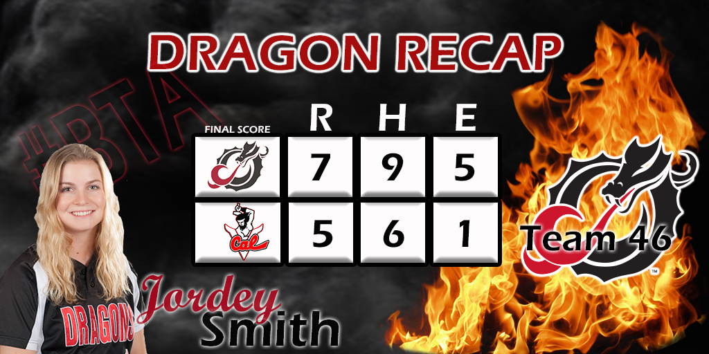 MSUM_Softball's tweet photo. Today's Recaps: The Dragons split on Day 1 in Florida.  @dummer_emma had 2 hits in G1 as the Dragons fall 8-2. In G2 @jordeysmith5 went 3 for 3 with 2 runs scored, and an RBI. Elizabeth had 2 hits and Kaiya tacked on 2 RBIs. The Dragons collected the win 7-5! #Team46 #BTA https://t.co/22OiJTIHdK
