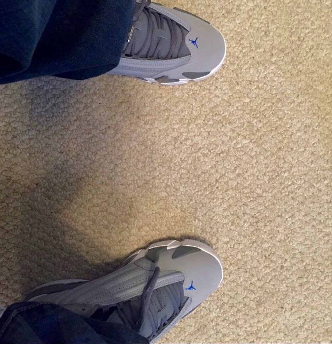 Phenomenon974's tweet photo. Went back to 2014 for to take these off ice #kotd #sneakerhead #sneakerfiend #jordan #nike #jsfordays #XIV #sportblue #idothis #bendtheblock #unds #wdywt https://t.co/3MrkvhaEjb