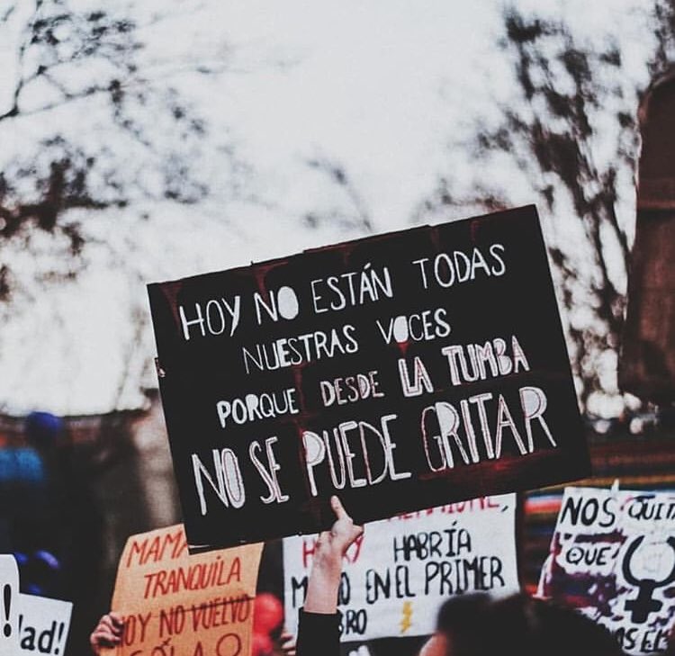 AiluBarulli's tweet photo. #FelizDiaDeLaMujer decime feliz dia cuando dejen de morir mujeres cada 24 hs, cuando no tengamos miedo de salir solas a la calle, cuando dejemos de avisar que llegamos bien, cuando dejen de acosarnos o cuando dejen de violarnos. 
8M 💜 #NiUnaMenos https://t.co/zSNZR94yRY