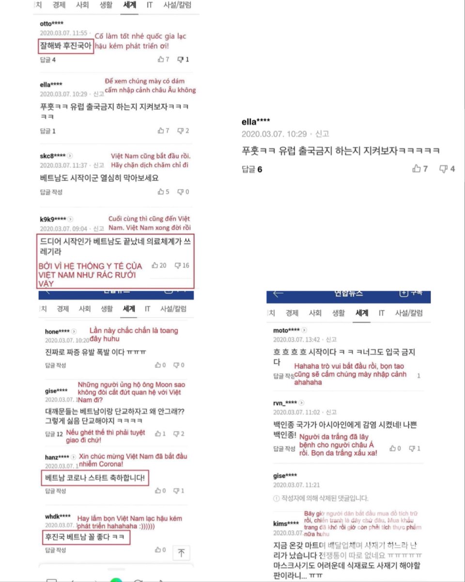 myisme11's tweet photo. #KoreansStopLying 
#stopbeingimpolite
#koreansapologizevietnam 
Beside being rude and write down impolite comments why don’t you focus on not being affected?If you dare, comment by English in case every one can understand your intentions.About biased comments &amp; objective opinion https://t.co/YH5PTHVlxe