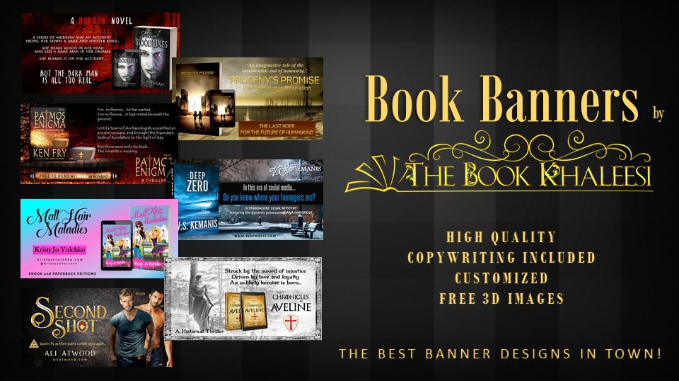 eevalancaster's tweet photo. #Advertising is a combination of images and words, customized to attract target readers.
At a glance, its message should be clear.
A good #book banner conveys these messages effectively, triggering emotions.
Interest is piqued.
It CONNECTS...
CLICK. 👍
https://t.co/voXgCAdpcD https://t.co/6iyNKFHzM4