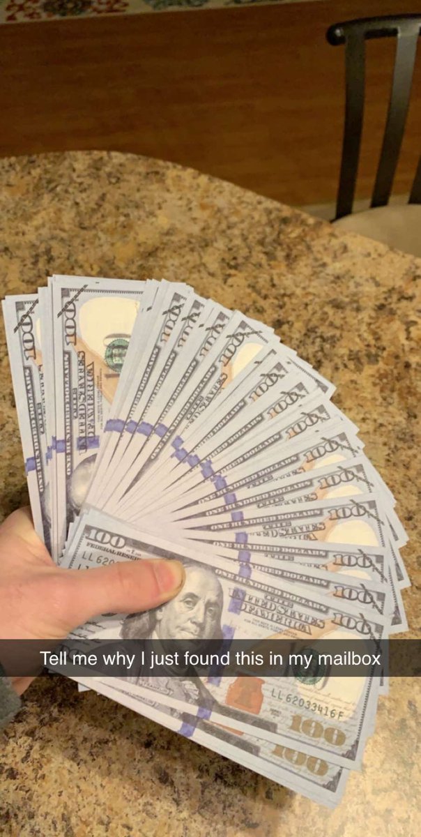 Someone please explain why this was in my mailbox <a href="/DavidDobrik/">DAVID DOBRIK</a> did you put this in my mailbox 🤔