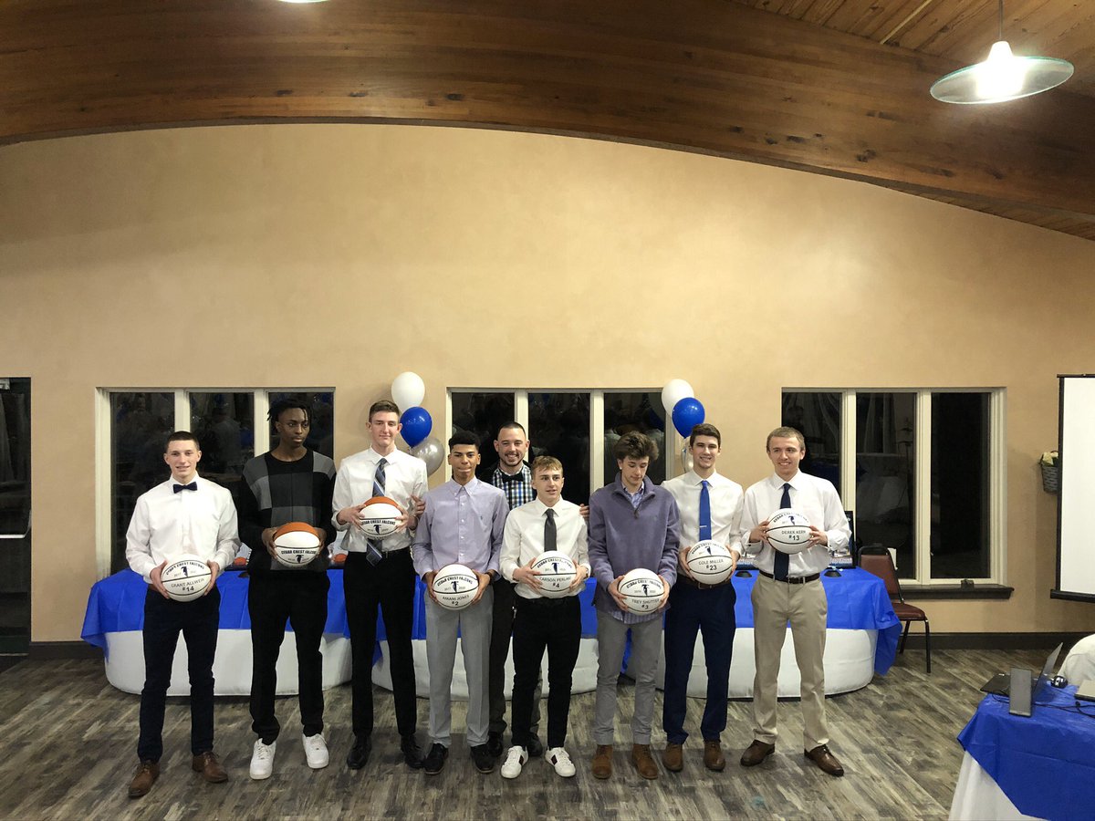 ASchomp's tweet photo. These young men gave everything for each other and cemented their legacy in Cedar Crest History 
#Section 1 champions 
#League Champions
23 Wins 
#Dreamchasers 

Your numbers will always hang in our gym 
TOGETHER 🏀🏀 https://t.co/8x4M8Bzd0N