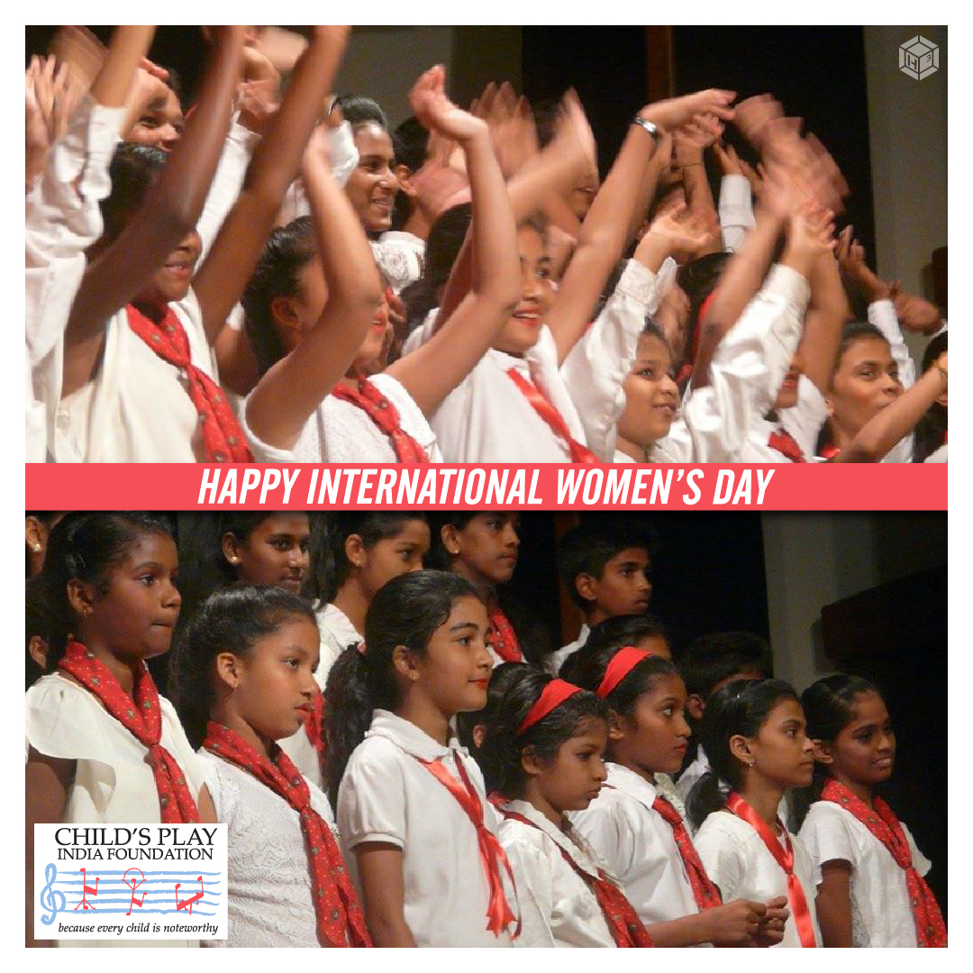 Did you know that over 75% of our students are girls and young women? We're feeling extra proud to support the women of the future today.💛 #internationalwomensday #musiceducationforall
.
.
#childsplayindia #IWD #happywomensday2020 #northgoa #ngo #nonprofit #love #donate #help