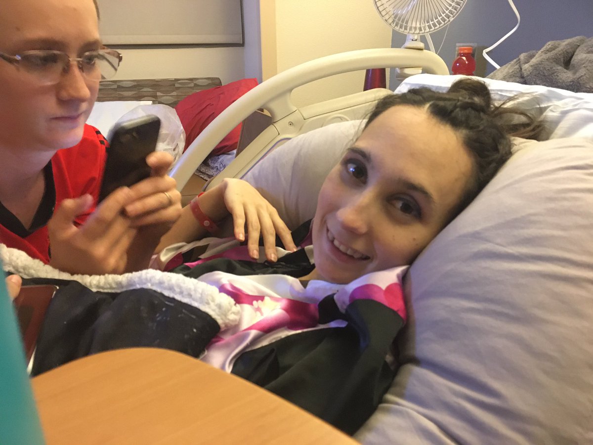 RealAustinToach's tweet image. See! She’s fine lol! Hospital fun!