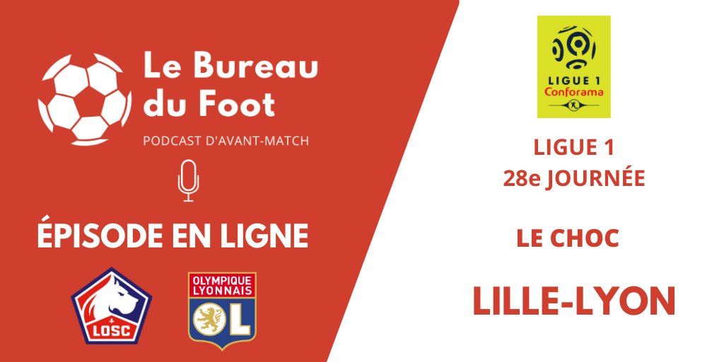 lebureaudufoot's tweet photo. 🎙Alerte podcast

👉🏻 Lyon se déplace à Lille ce soir à 21h en clôture de la 28e journée de Ligue 1

🗣« Une défaite pourrait enterrer les espoirs lyonnais d’une qualification européenne »

🤔 L’OL sera-t-il apte physiquement à Lille ?

🔗 : https://t.co/rQy76TReIj https://t.co/nf5IieAaH2