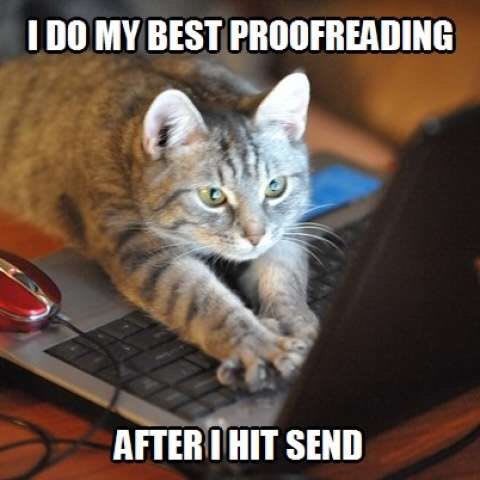 mtsuenglish's tweet photo. It is #NationalProofreadingDay! One of our most favorite days of the year, here at Peck Hall. Maybe it is a good day to commit to proofreading before we hit "send."
#MTSUEnglish https://t.co/ZhV15AmL4k