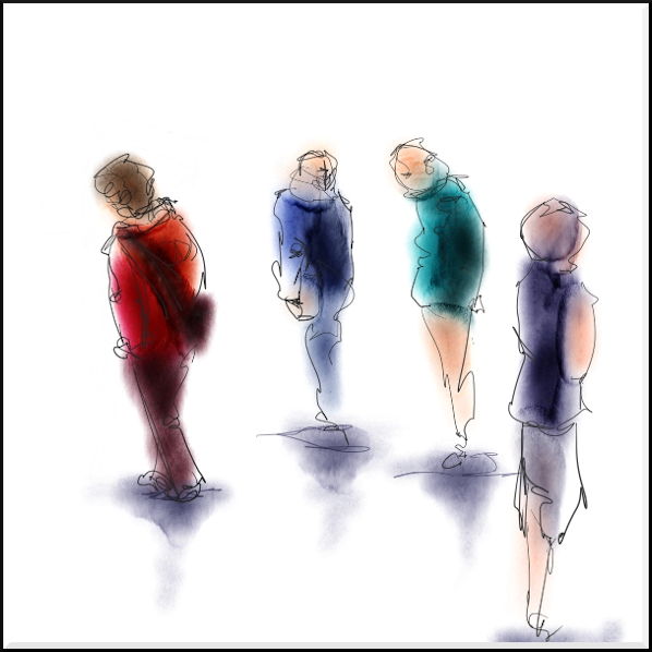 jgazure's tweet photo. More quick figure studies, this one in watercolour and ink: https://t.co/4ekf1kqYfJ https://t.co/cfAx7KRGbB