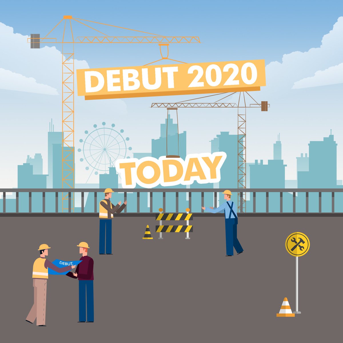 ❗️ D - DAY DEBUT ❗️
DELAYOTA BUAT TRYOUT hari ini juga! Yuk buruan datang ke SMA N 8 Yogyakarta! 
.
#DEBUT2020
#INDUSTRY
#DCOMFAIR2020
#delayotaevents
.
Twitter : <a href="/delayotaevents/">Delapan Event Update</a>
Instagram : <a href="/delayotaevents/">Delapan Event Update</a>
Line : @cii4406o