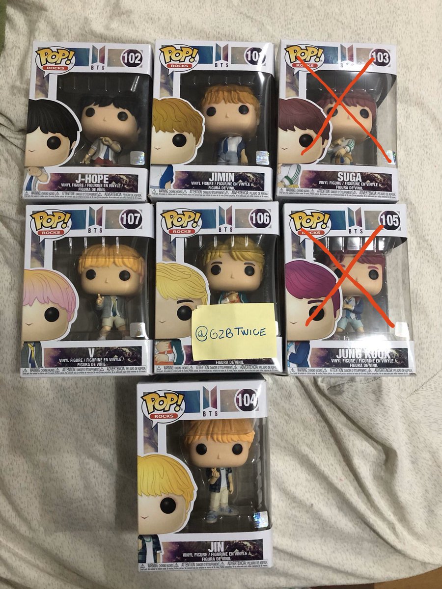 gzbtwice's tweet photo. FUNKOS BTS

•PRODUTOS OFICIAIS 
•SEM AVARIAS
•R$80,00
•FRETE A PARTE
•ENTREGO NA ESTAÇÃO BUTANTÃ 

@tradingcardkpop
@helpkpopvt
@DesapegaKpop https://t.co/CQug5qW5cJ