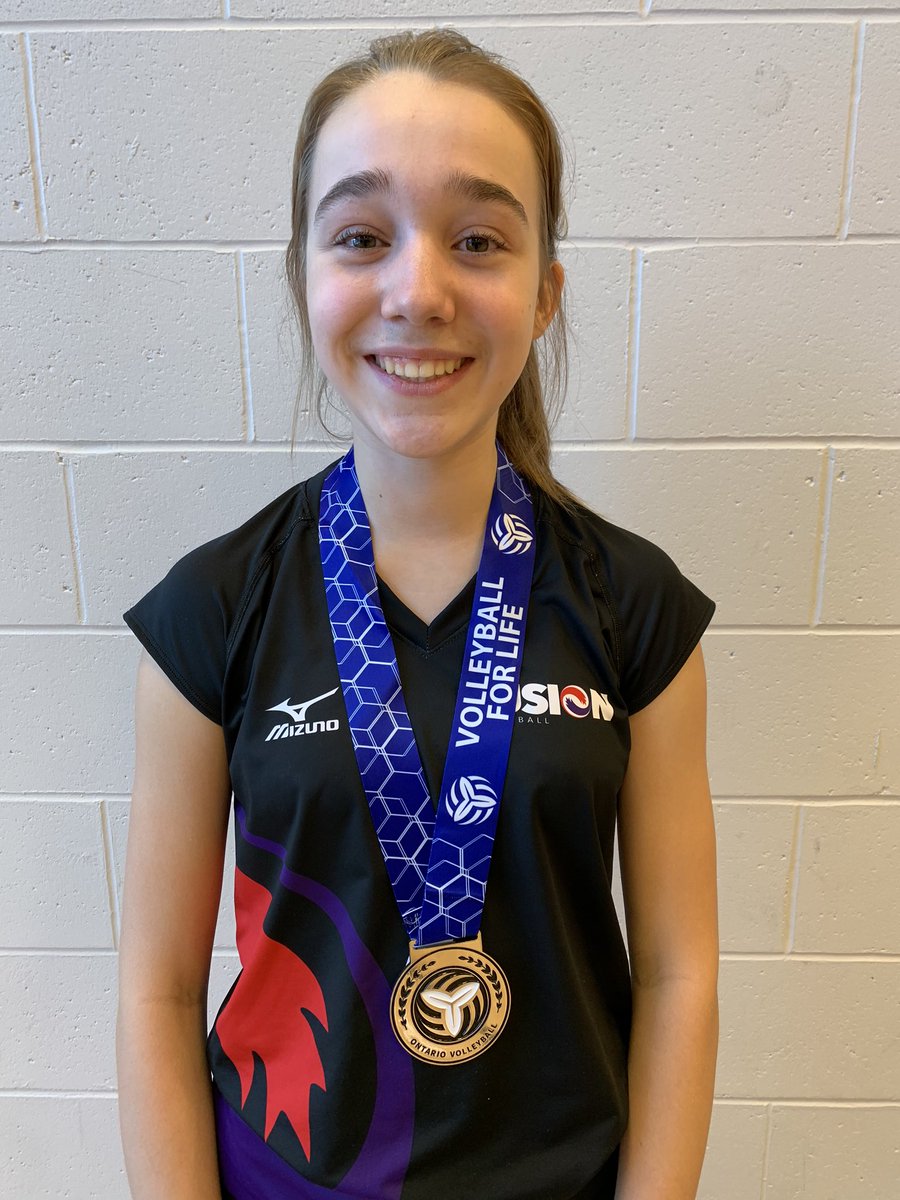 Congratulations to <a href="/OttawaFusion/">Ottawa Fusion</a> U14G Dominic for winning silver 🏐🥈