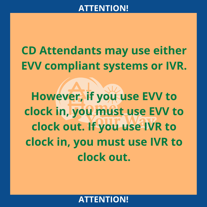 MomsInMotionVA's tweet photo. CD Attendants may use either EVV compliant systems or IVR.
#athomeyourway #CCCplus #DDwaivers #EPSDT
#consumerdirected #servicefacilitation #CDSF #medicaidwaivers #virginiamedicaid #attendants #EVV https://t.co/eO9P40bmL9
