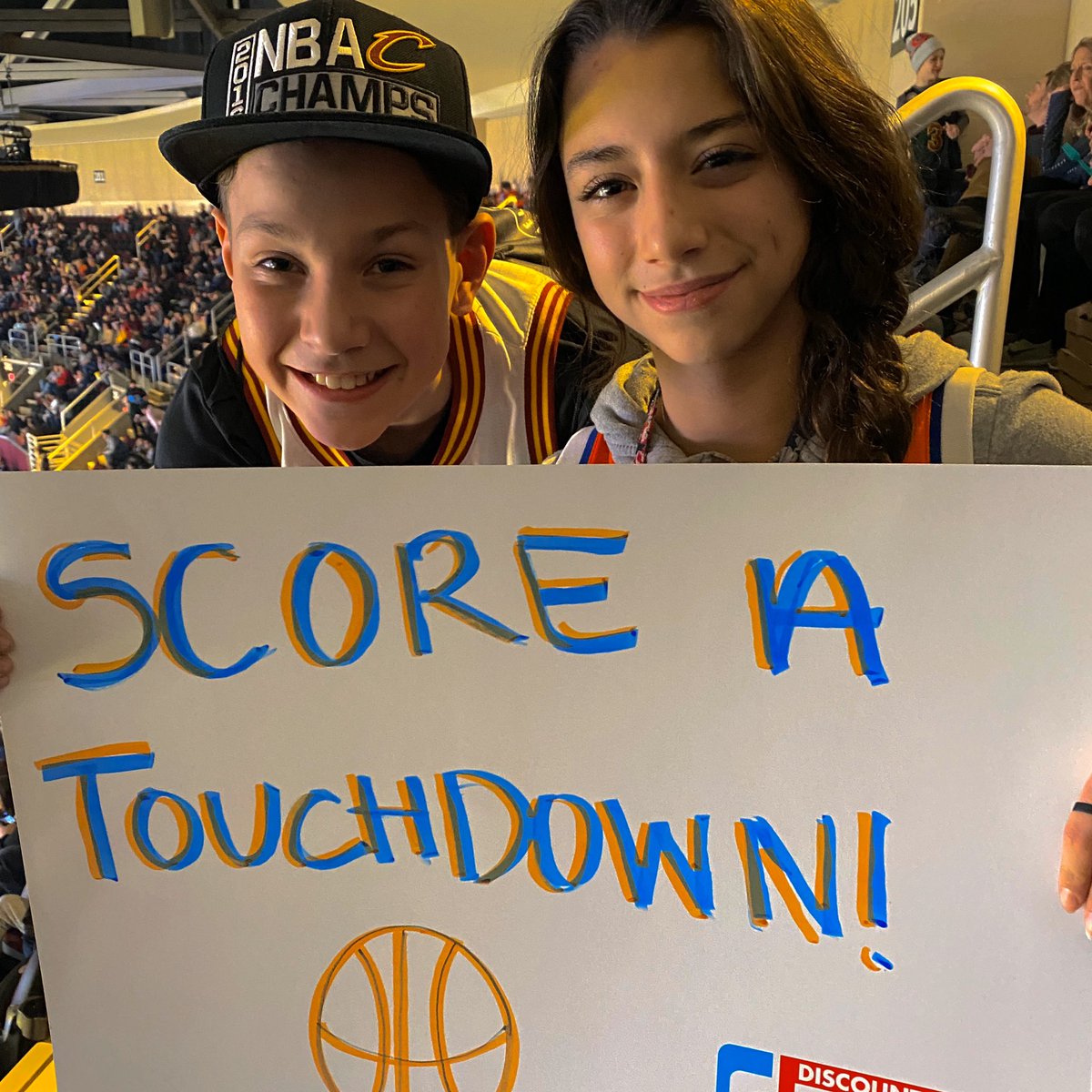 First Cavs Game! #firstcavsgame #cavs #cavs50 <a href="/cavs/">Cleveland Cavaliers</a>