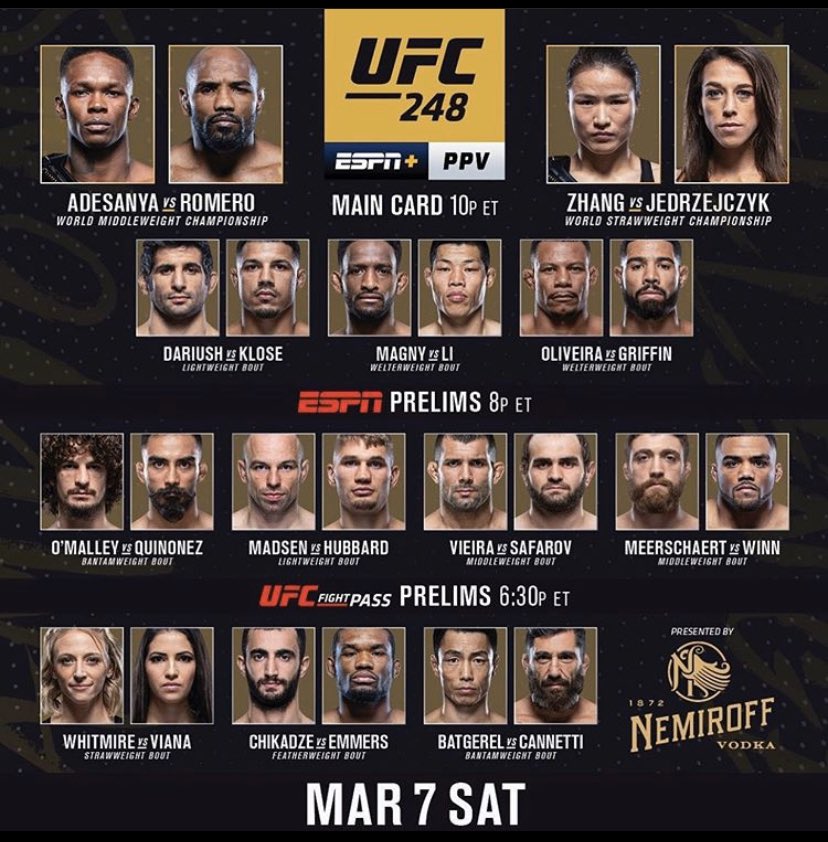Nativeg45's tweet photo. Check out @BovadaOfficial for all your sports betting on @ufc events!! #betting #gambling #gamblingaddiction #gambler #sports #ufc #fights #NativePsycho #ufc248 https://t.co/Ekx3FsHCyS