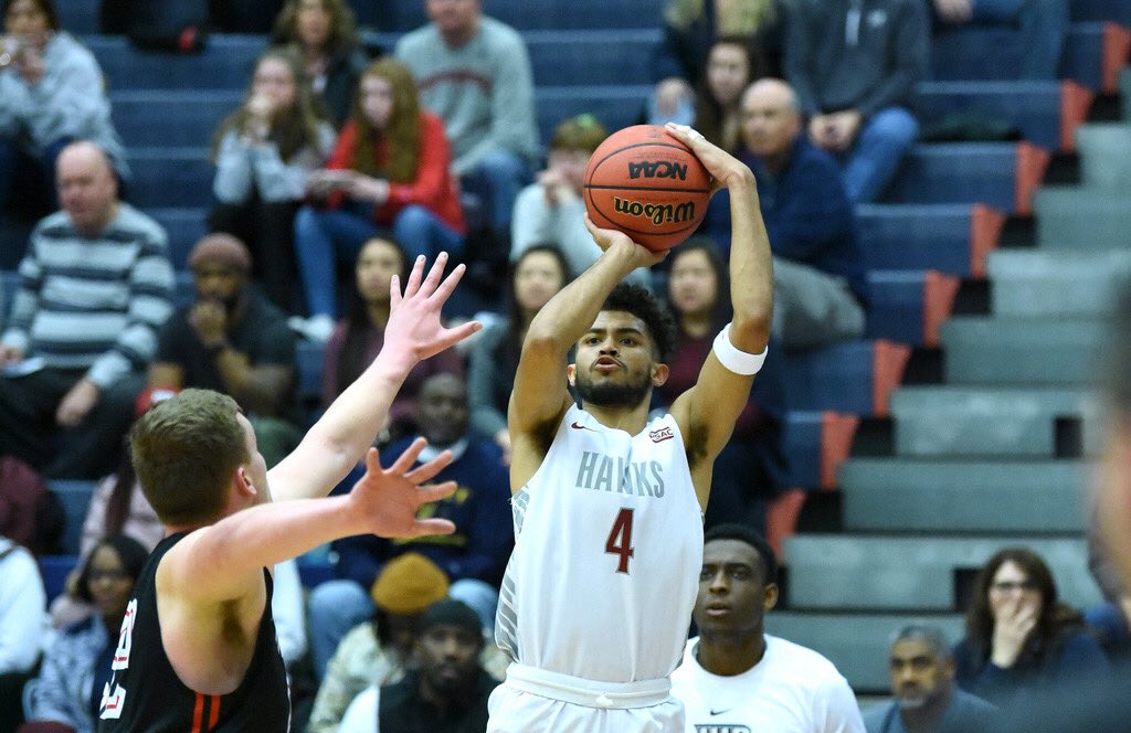 IUPCrimsonHawk's tweet photo. Two PSAC semifinal games. 

Two locations. 

Two IUP victories. 

#TalonsUp | #NoLimits | #g2G https://t.co/eioaMggSOq