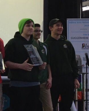 ironpriderobots's tweet photo. 574C Indiana State Tournament Finalists! Evan Rassi,  Evan Brower, Taylor Fiedeke https://t.co/dwGXdmhdlc