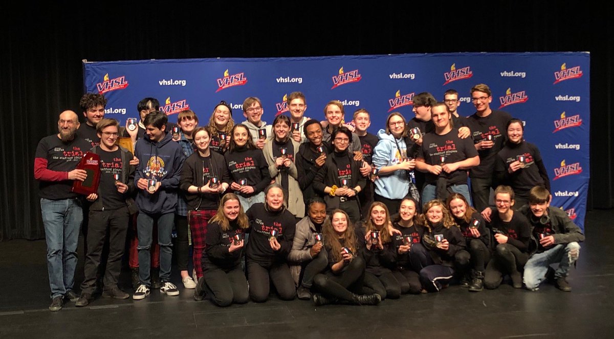 Congrats to the <a href="/shstribepride/">Stafford High School</a> Drama program for their back to back VHSL Theatre State Championships! We are so proud of you! <a href="/SCPSchools/">Stafford Schools</a>
