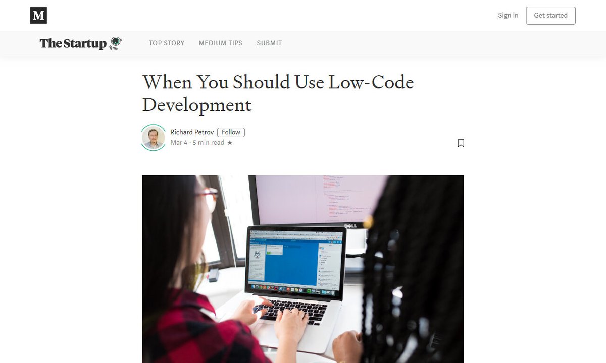 codecidedotnet's tweet image. When You Should Use Low-Code Development
#experienceddeveloper #app #lowcodeservice #experiencedfreelancer #market #remotework
via @medium
☛ amp.gs/JFjo