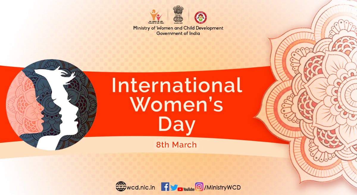 MinistryWCD's tweet photo. This #InternationalWomensDay, @MinistryWCD is committed in our endeavour to make HER strong and empowered, always.
  #IWD2020 
#SheInspiresUs https://t.co/Xwwkq0O786